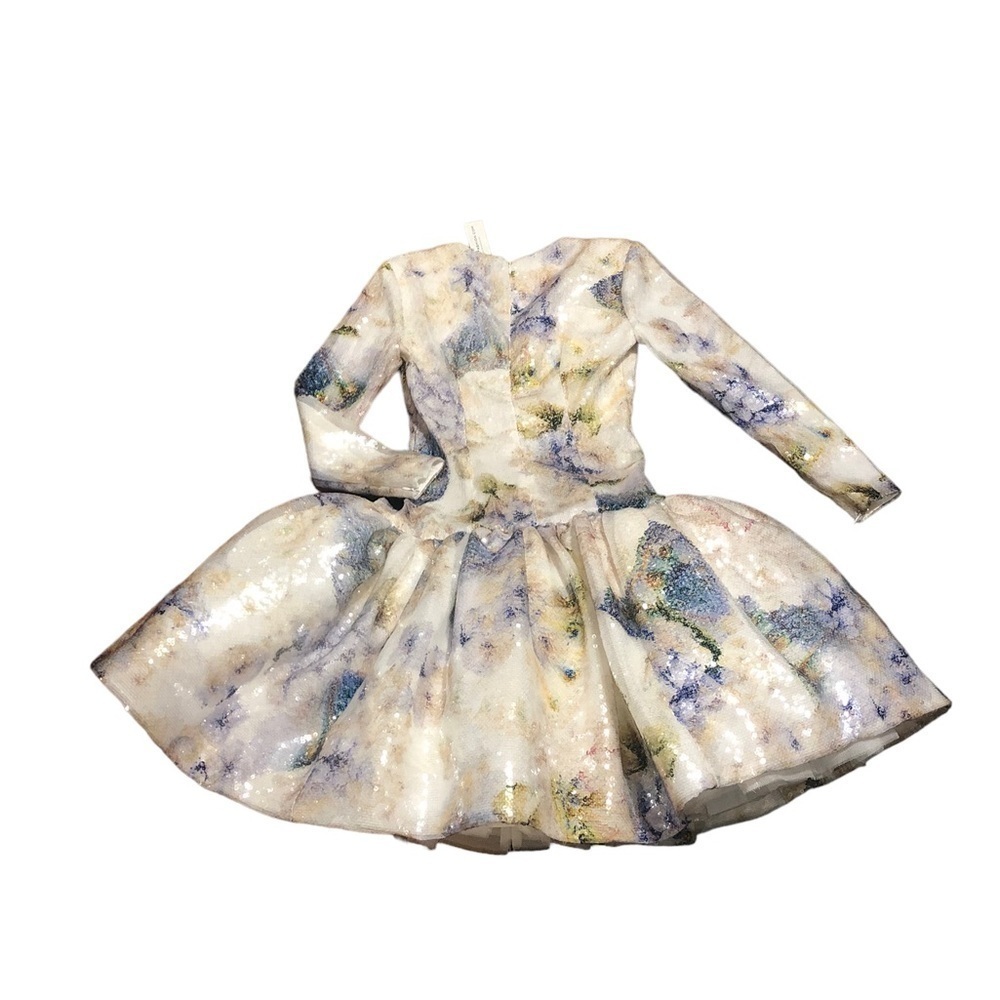 Rodarte tiered sequin tulle mini dress NWT - Picture 4 of 15